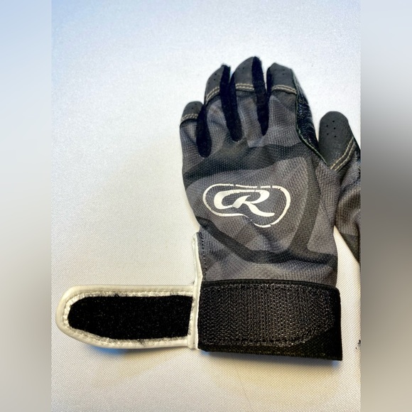 Rawlings Prodigy T-Ball Batting Gloves Black/White Adjustable sport unisex - Picture 2 of 5